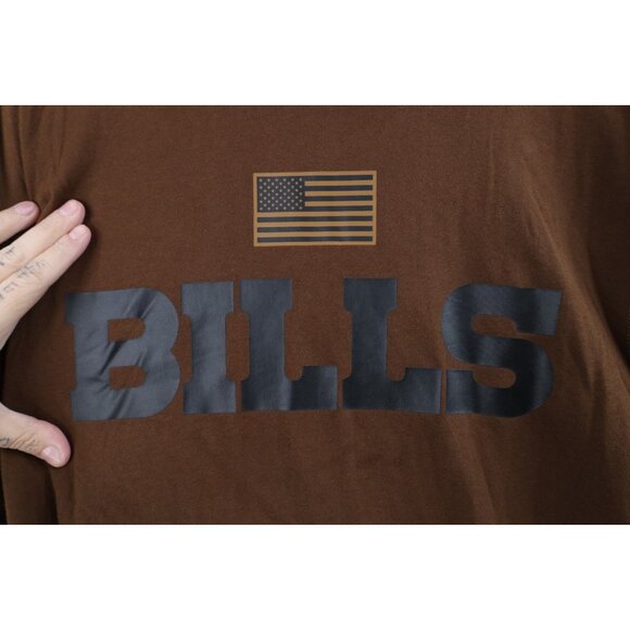 Nike On Field Mens Large Salute To Service Military Buffalo Bills Hoodie T-Shirt - Picture 4 of 15
